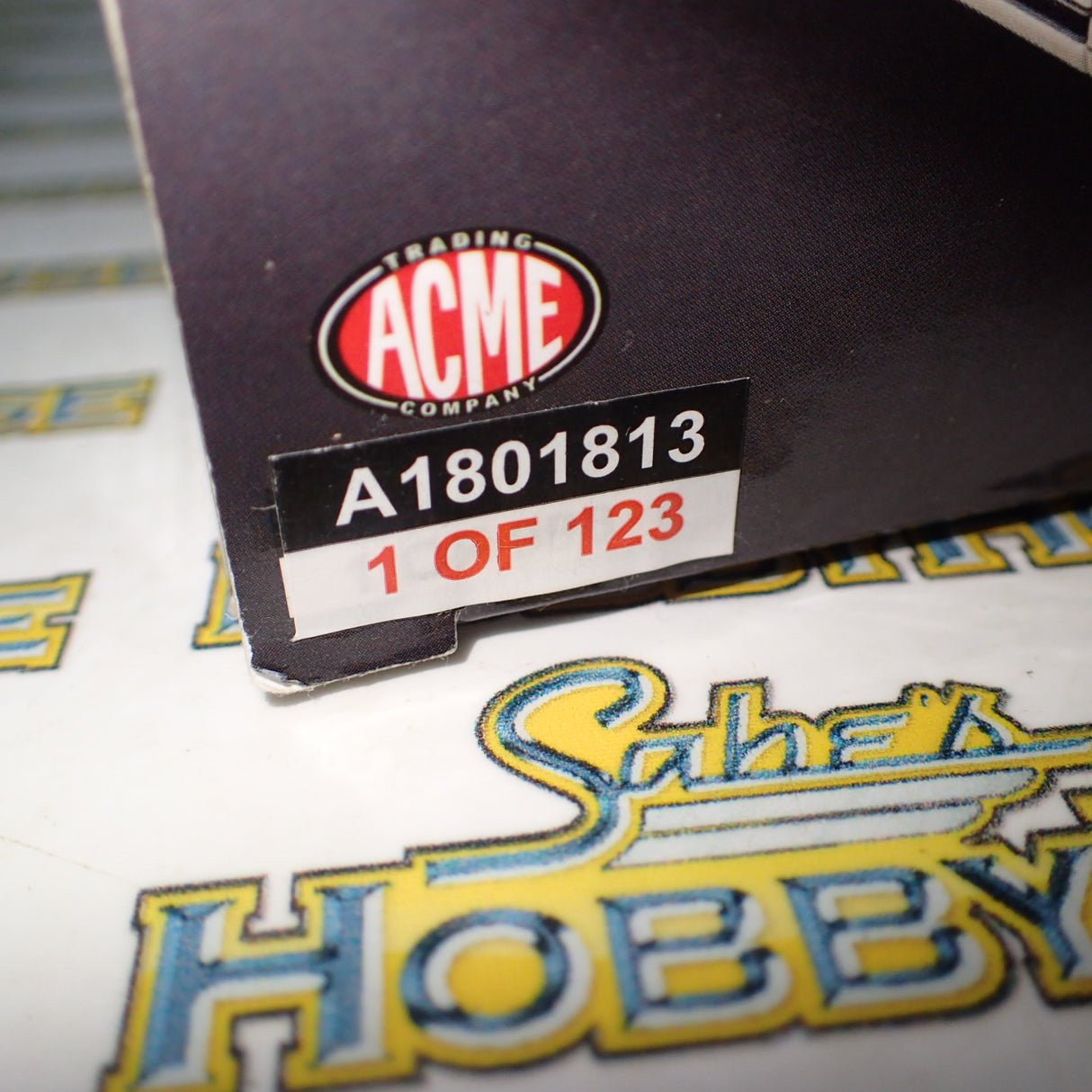 ACME A1801813 - 1/18 Scale Charlie Kemp 1965 Shelby G.T.350R only 123 Diecast Scale Model Replica's made