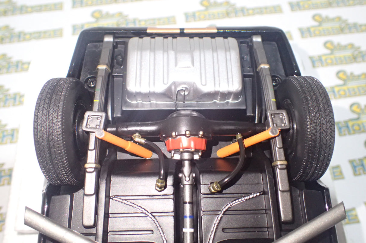 ACME A1801827 - 1/18 Scale #314 1966 Shelby GT350H Rent A Racer Black & Gold Custom Diecast Scale Model Replica