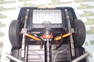 ACME A1801827 - 1/18 Scale #314 1966 Shelby GT350H Rent A Racer Black & Gold Custom Diecast Scale Model Replica