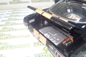 ACME A1801827 - 1/18 Scale #314 1966 Shelby GT350H Rent A Racer Black & Gold Custom Diecast Scale Model Replica