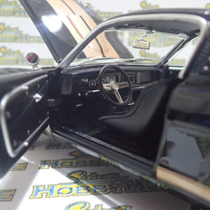ACME A1801827 - 1/18 Scale #314 1966 Shelby GT350H Rent A Racer Black & Gold Custom Diecast Scale Model Replica
