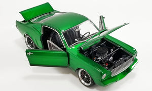 ACME A1801845 - 1/18 Scale 1965 SHELBY GT350R STREET FIGHTER - GREEN HORNET Diecast Scale Model Replica