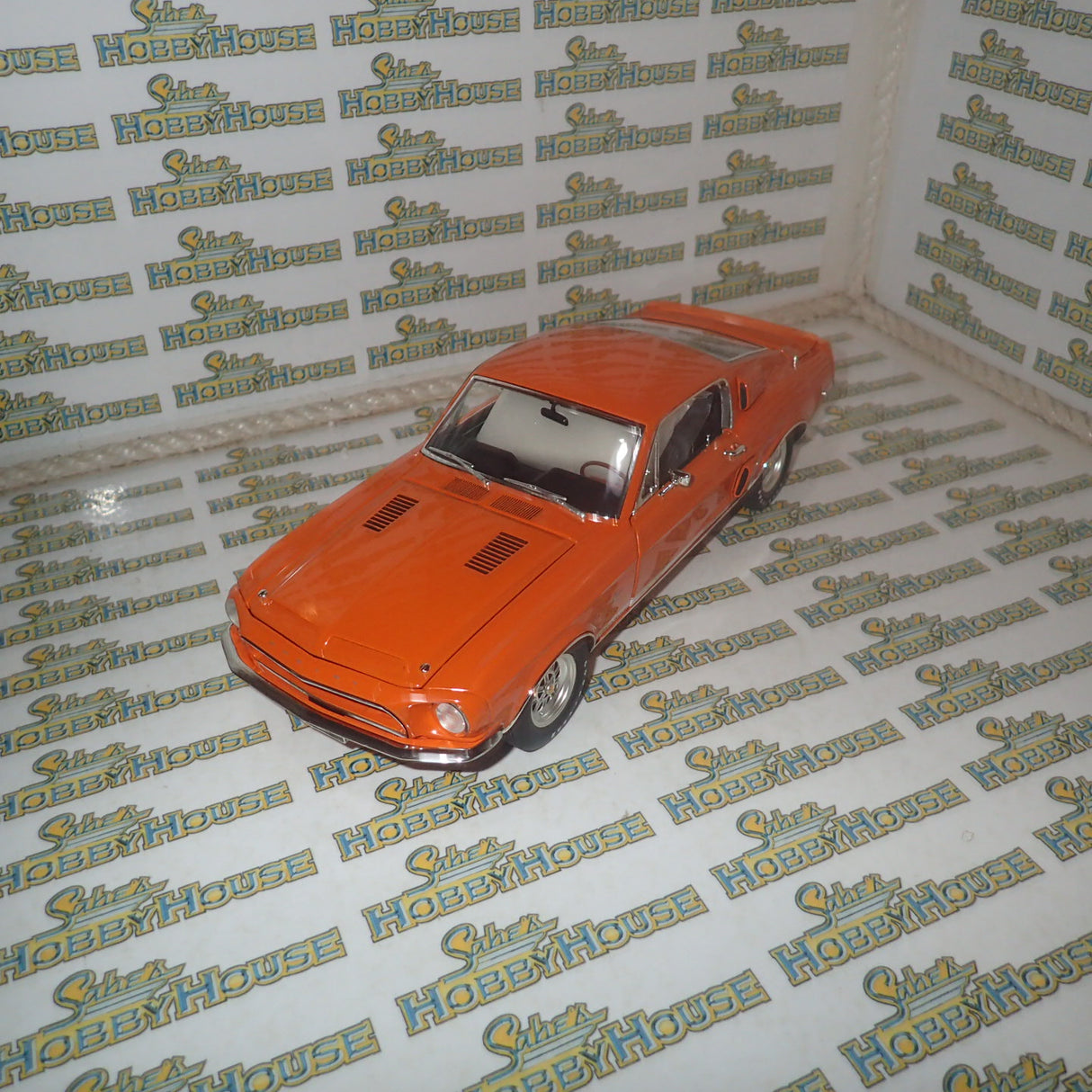 ACME A1801873 - 1/18 Scale 1968 SHELBY GT500 KR - WT COLOR CODE 5107 - WT #6 Diecast Scale Model Replica