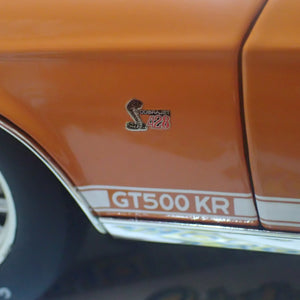 ACME A1801873 - 1/18 Scale 1968 SHELBY GT500 KR - WT COLOR CODE 5107 - WT #6 Diecast Scale Model Replica