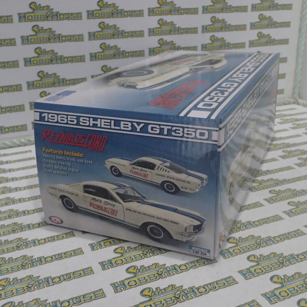 ACME A1801883 - 1/18 Scale 1965 Shelby GT350 - Reynolds Ford Diecast Scale Model Replica