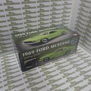 ACME A1801889 -1/18 1969 Ford Mustang 600 Groovy Green Diecast Scale Model Replica