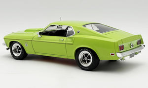 ACME A1801889 -1/18 1969 Ford Mustang 600 Groovy Green Diecast Scale Model Replica