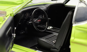 ACME A1801889 -1/18 1969 Ford Mustang 600 Groovy Green Diecast Scale Model Replica