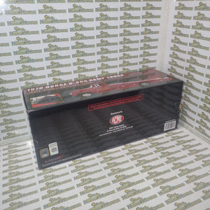 ACME A1801915 - 1/18 Scale 1970 Dodge D-300 Ramp Truck Mazmanian Diecast Scale Model Replica