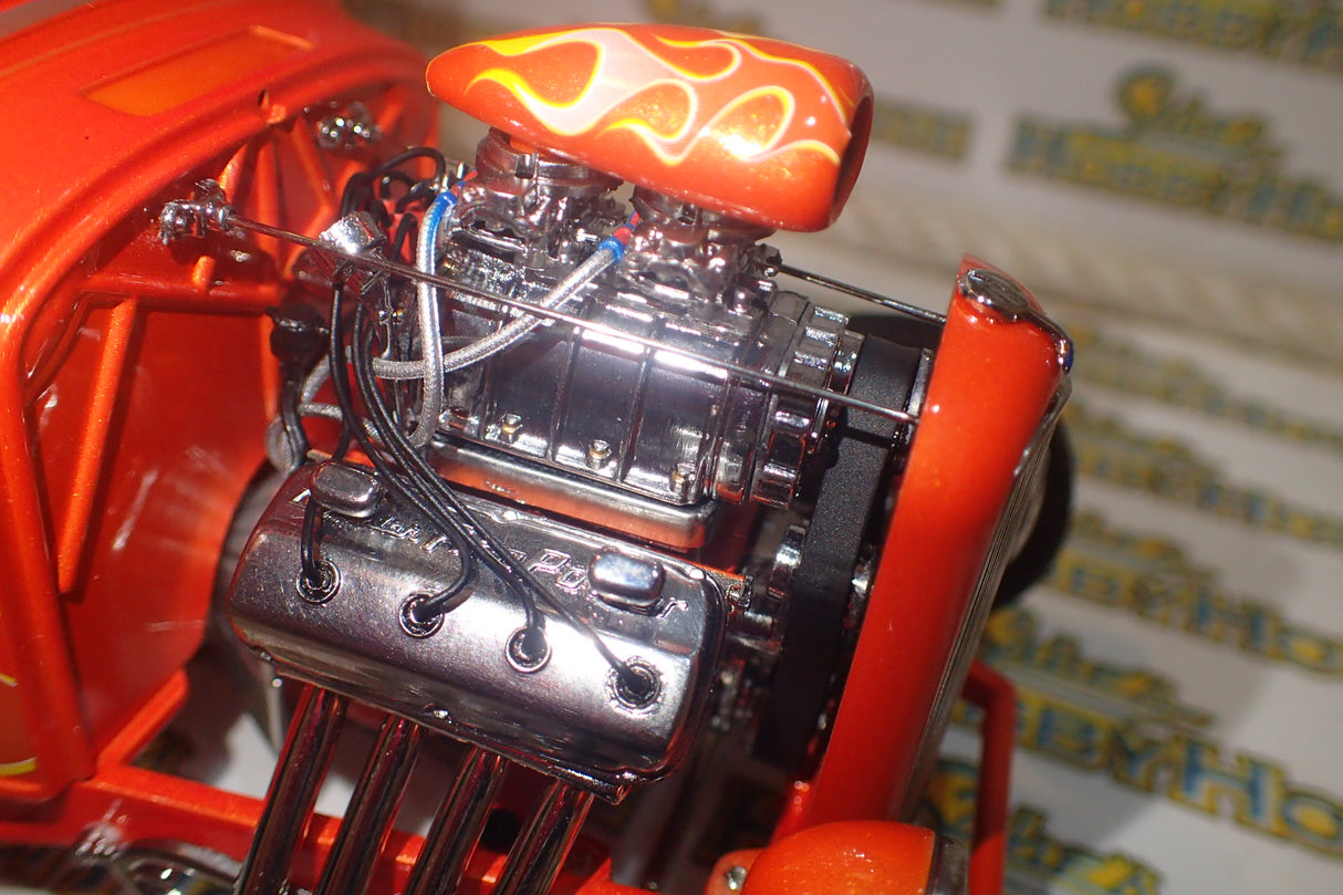 ACME A1804102 - 1/18 Scale 1932 Ford Hot Rod Pick Up Rat Fink Diecast Scale Model Replica