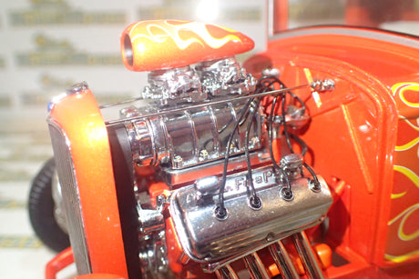 ACME A1804102 - 1/18 Scale 1932 Ford Hot Rod Pick Up Rat Fink Diecast Scale Model Replica