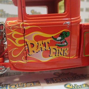 ACME A1804102 - 1/18 Scale 1932 Ford Hot Rod Pick Up Rat Fink Diecast Scale Model Replica