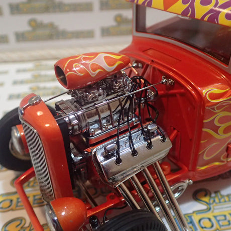 ACME A1804102 - 1/18 Scale 1932 Ford Hot Rod Pick Up Rat Fink Diecast Scale Model Replica