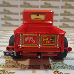 ACME A1804102 - 1/18 Scale 1932 Ford Hot Rod Pick Up Rat Fink Diecast Scale Model Replica