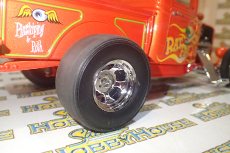 ACME A1804102 - 1/18 Scale 1932 Ford Hot Rod Pick Up Rat Fink Diecast Scale Model Replica