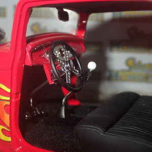 ACME A1805016 - 1/18 Scale 1932 Ford 3 Window Flamethrower Diecast Scale Model Replica