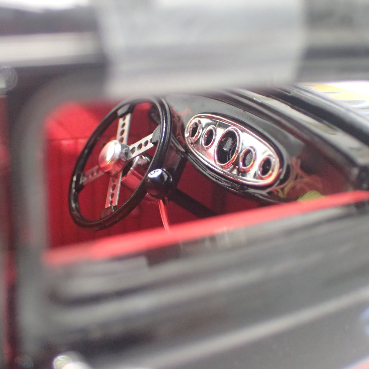 ACME A1805022 - 1/18 Scale 1932 Ford Blown 5 Window w/ Rat Fink figure Diecast Scale Model Replica