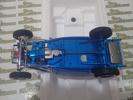 ACME A1805024 - 1/18 Scale 1932 FORD HOT ROD ROADSTER BLUE FLAME Diecast Scale Model Replica