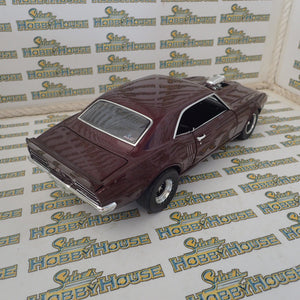 ACME A1805216 - 1/18 Scale 1968 PONTIAC FIREBIRD DRAG OUTLAWS Custom Maroon Metallic Diecast Scale Model Replica