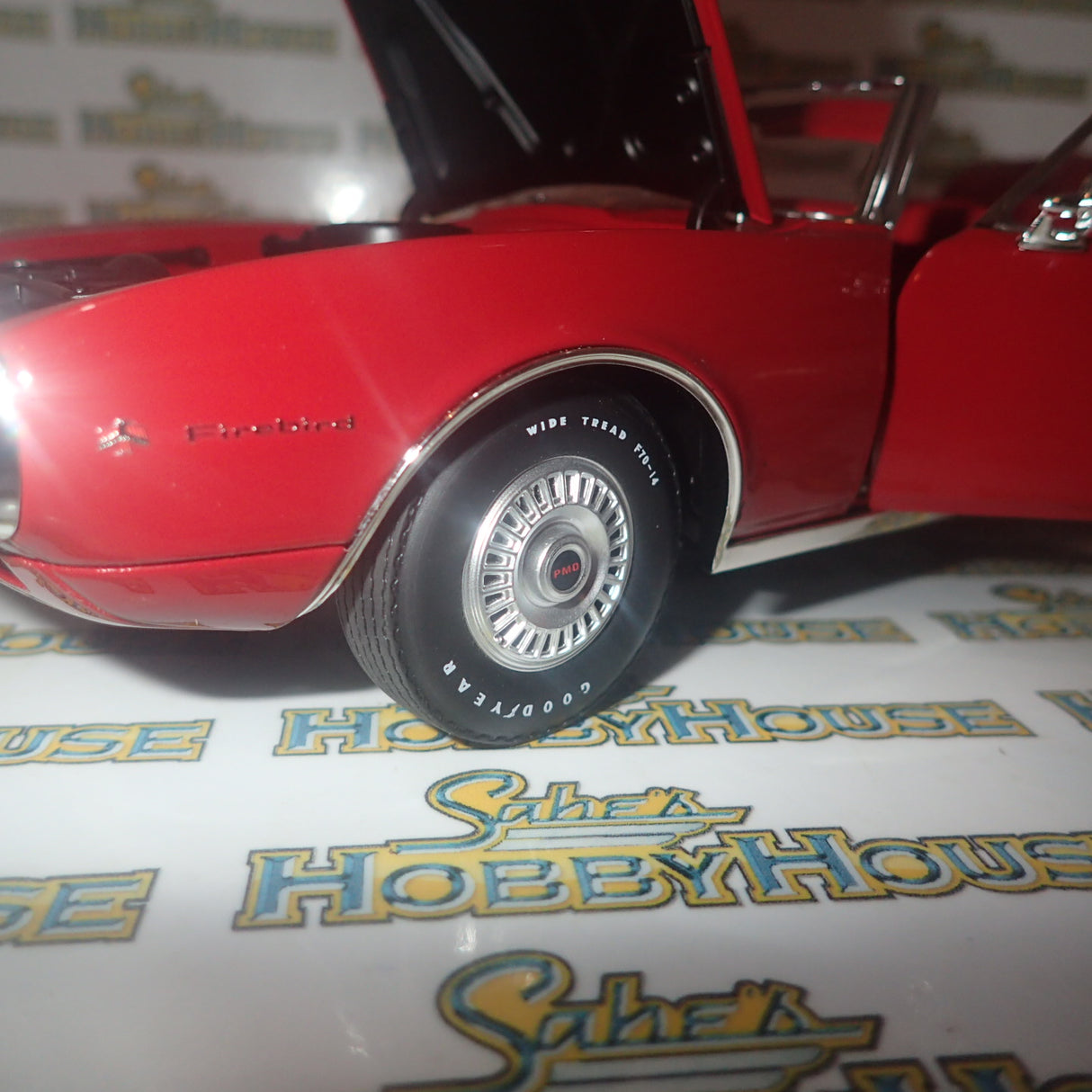 Acme A1805218 - 1/18 Scale 1967 PONTIAC FIREBIRD CONVERTIBLE SERIAL #001 Diecast Scale Model Replica