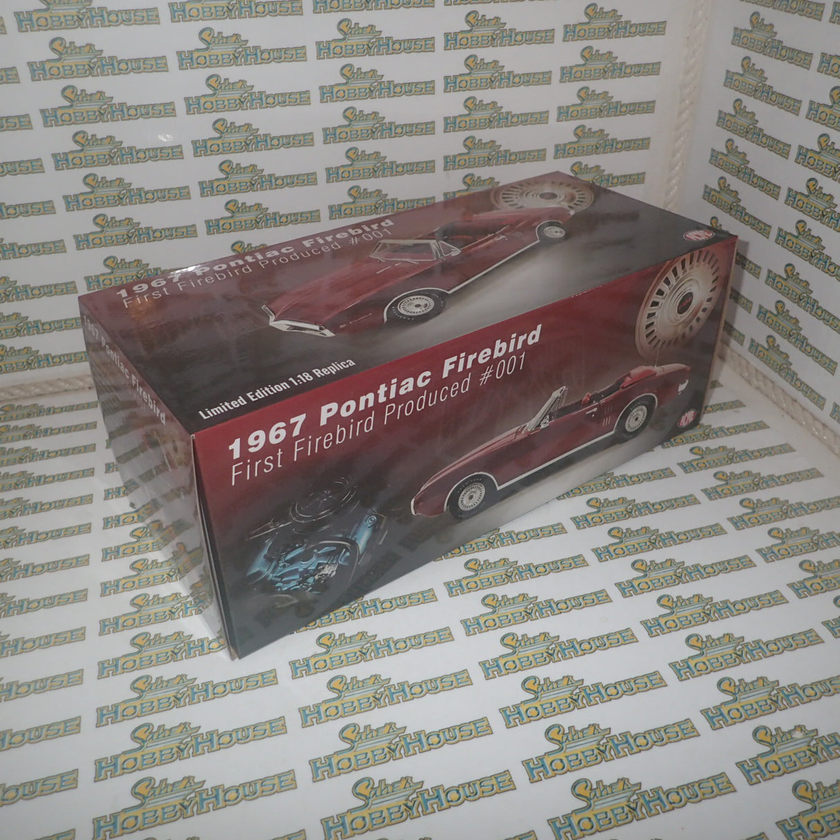 Acme A1805218 - 1/18 Scale 1967 PONTIAC FIREBIRD CONVERTIBLE SERIAL #001 Diecast Scale Model Replica