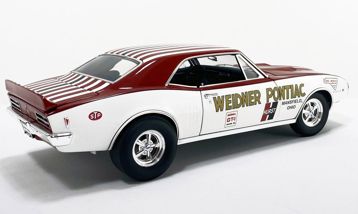 ACME A1805221 - 1/18 Scale 1968 Pontiac Firebird First Ram Air II - Weidner Pontiac Drag Die-Cast Model Replica