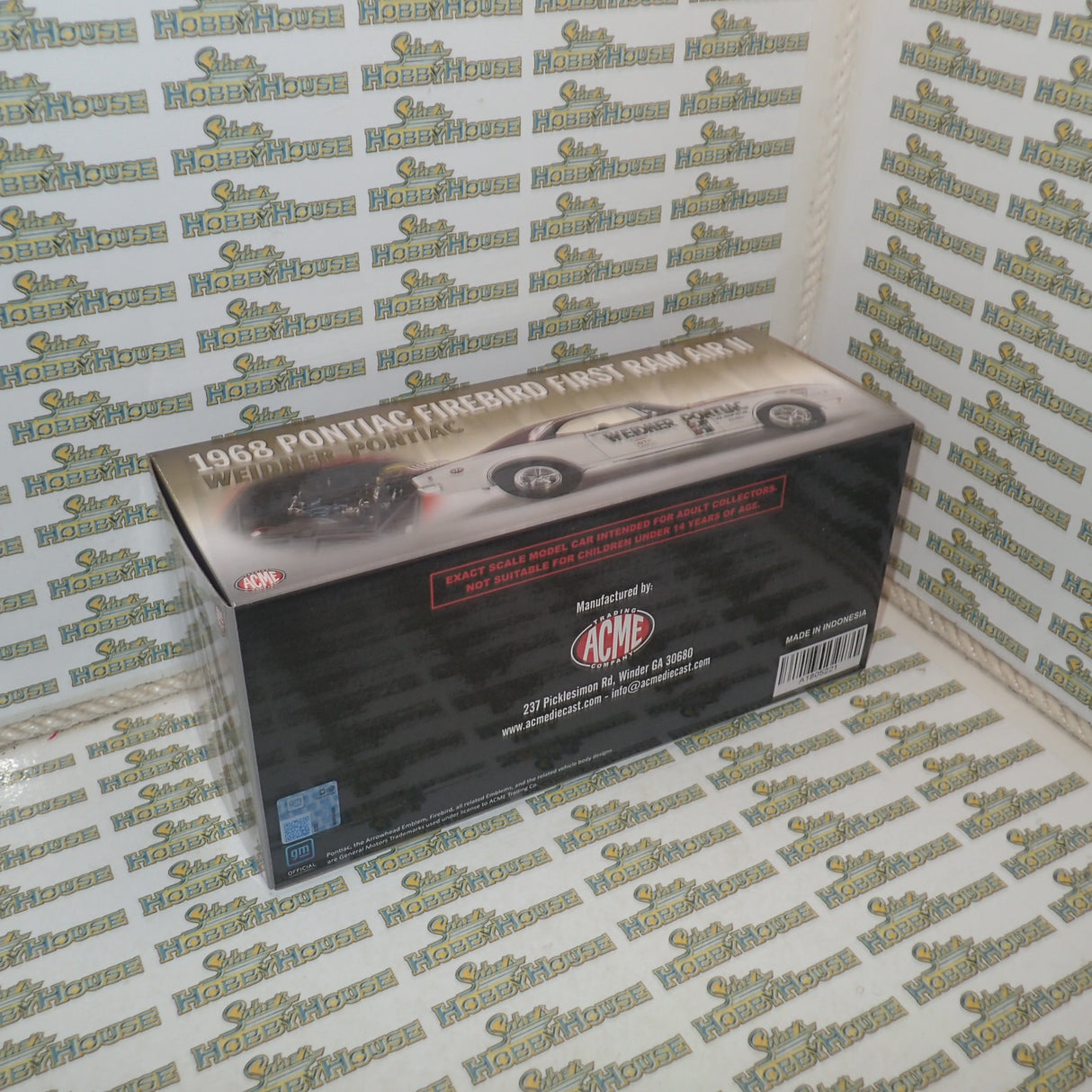 ACME A1805221 - 1/18 Scale 1968 Pontiac Firebird First Ram Air II - Weidner Pontiac Drag Die-Cast Model Replica