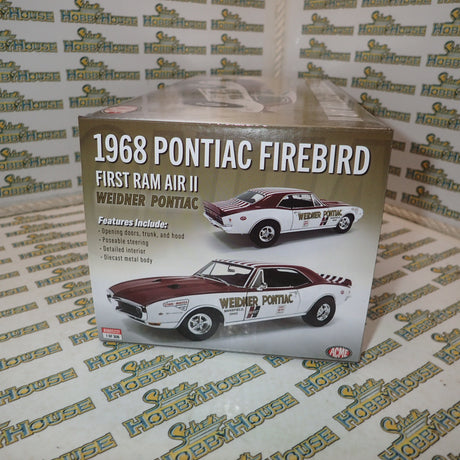 ACME A1805221 - 1/18 Scale 1968 Pontiac Firebird First Ram Air II - Weidner Pontiac Drag Die-Cast Model Replica