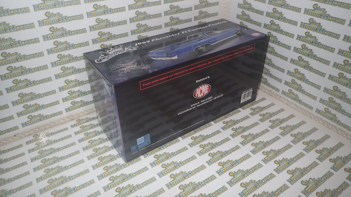 ACME A1805414 - 1/18 Scale 1965 CHEVROLET EL CAMINO SOUTHERN KINGS CUSTOMS Diecast Scale Model Replica