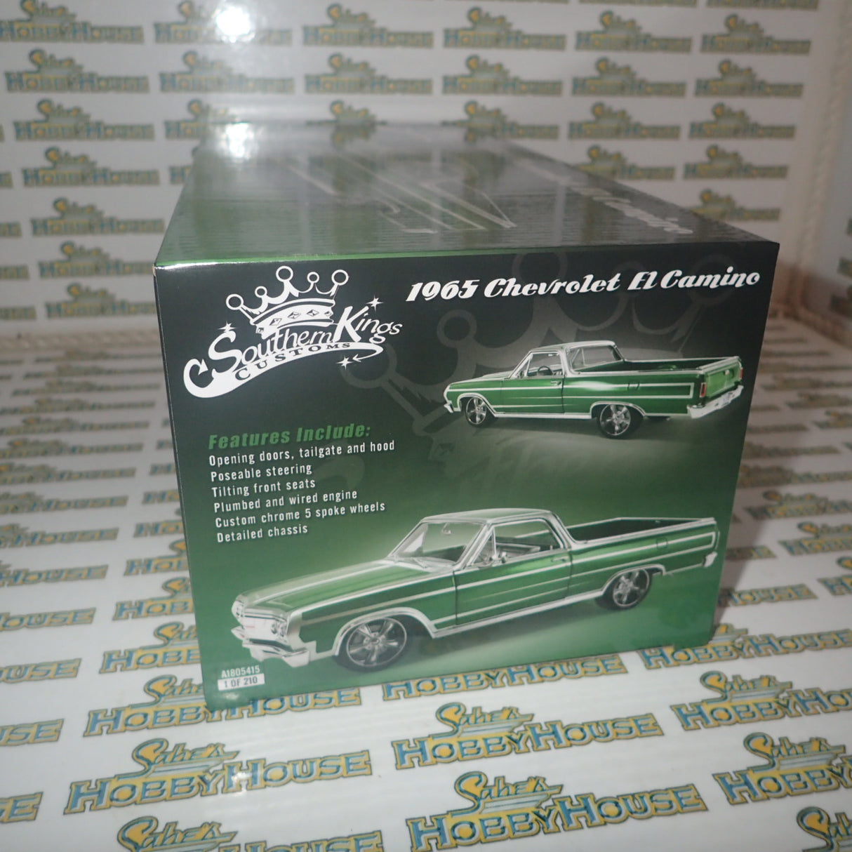 ACME A1805415 - 1/18 Scale 1965 CHEVROLET EL CAMINO SOUTHERN KINGS CUSTOMS Diecast Scale Model Replica