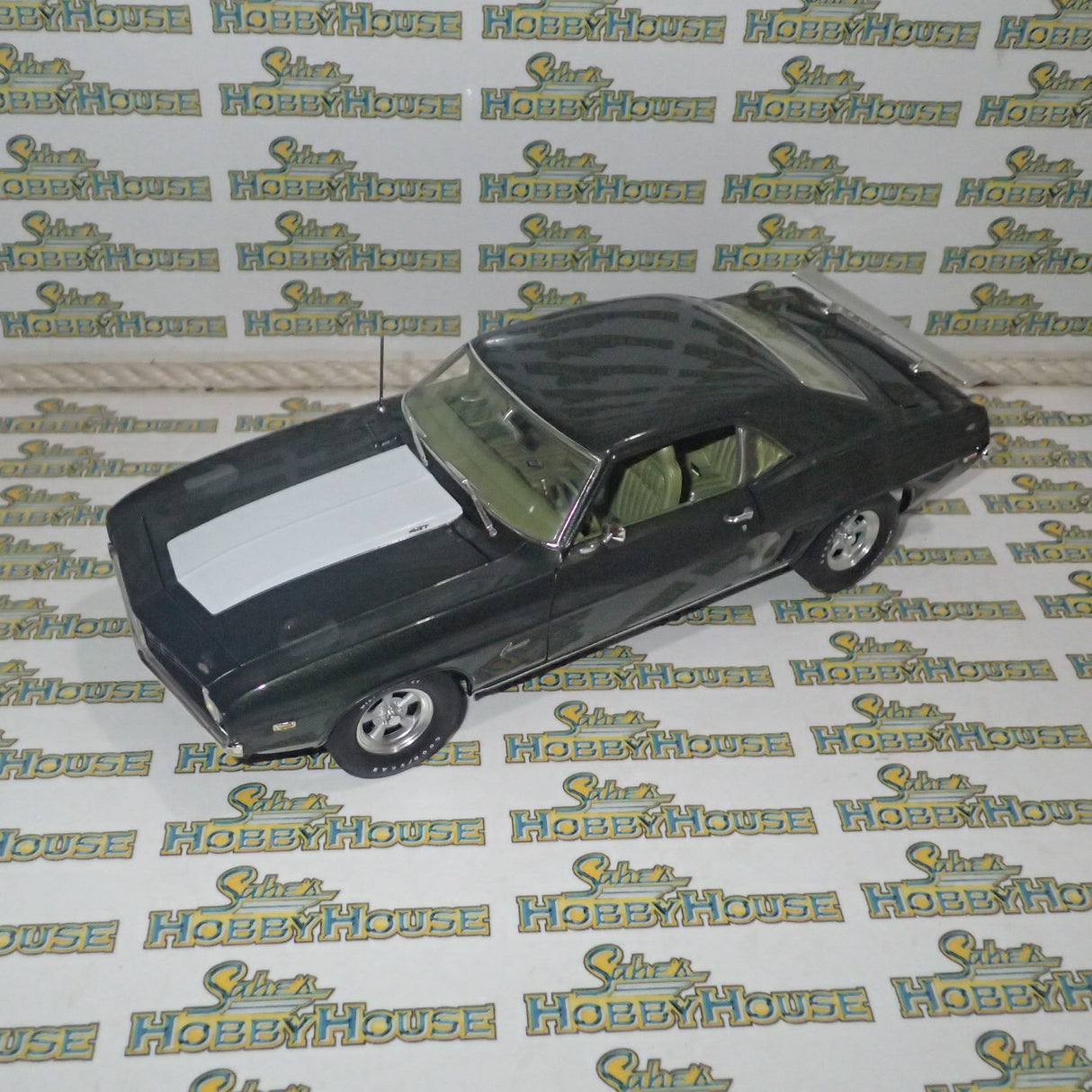 ACME A1805724 - 1/18 Scale - 1969 CHEVROLET COPO CAMARO - GREEN Diecast Scale Model Replica