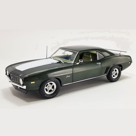 ACME A1805724 - 1/18 Scale - 1969 CHEVROLET COPO CAMARO - GREEN Diecast Scale Model Replica