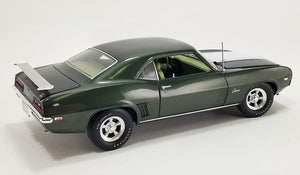 ACME A1805724 - 1/18 Scale - 1969 CHEVROLET COPO CAMARO - GREEN Diecast Scale Model Replica