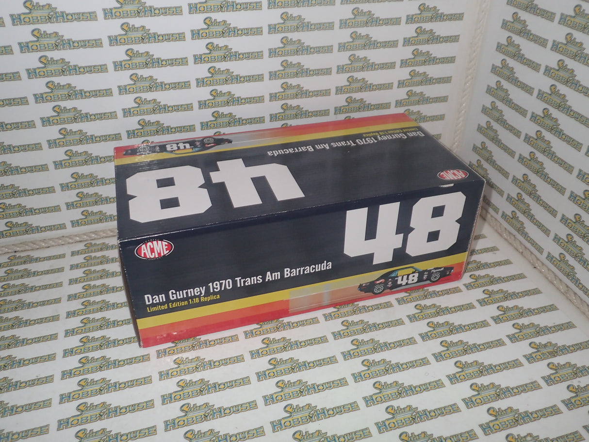 ACME A1806101B - 1/18 Scale Dan Gurney 1970 Trans Am Barracuda Street Version Diecast Model Replica