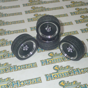 ACME A1806305W - 1/18 Scale CUSTOM SMOOTHIE WHEEL & TIRE SET