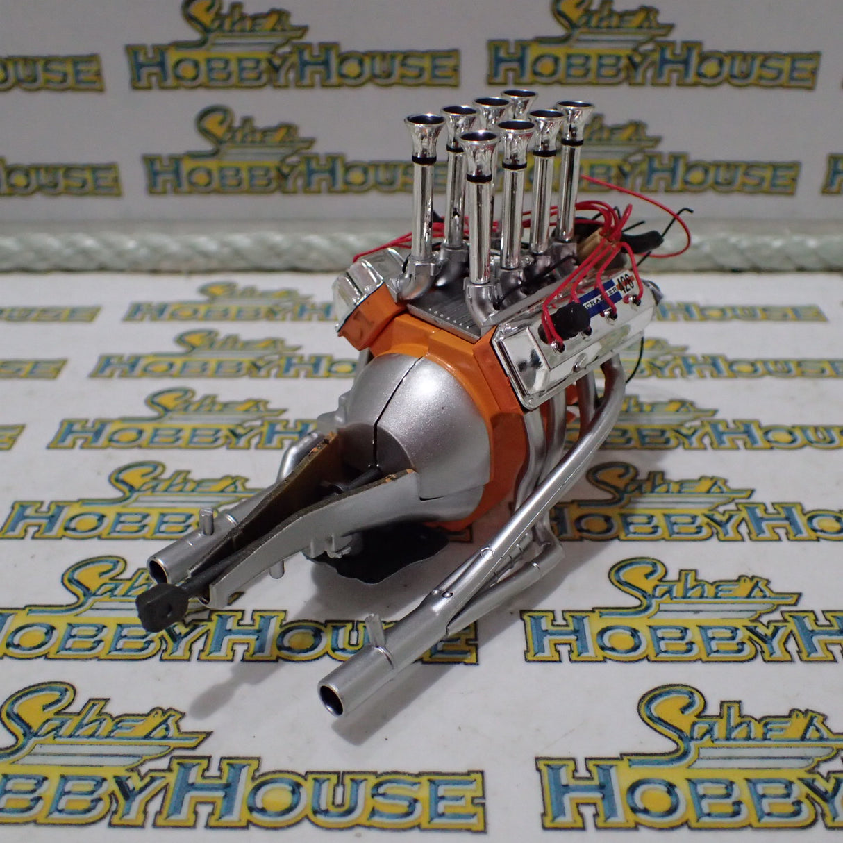 ACME A1806502E - 1/18 Scale 426 Injected Hemi Engine with Transmission