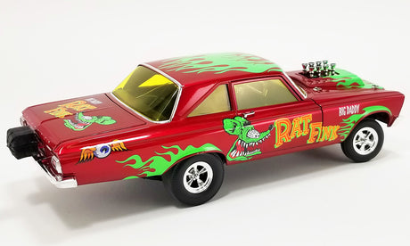 ACME A1806508 - 1/18 Scale 1965 PLYMOUTH AWB RAT FINK Diecast Scale Model Replica