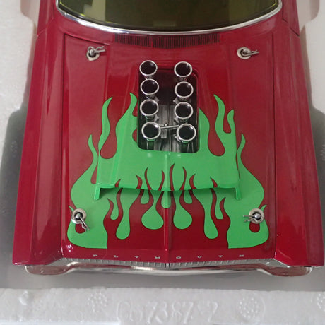 ACME A1806508 - 1/18 Scale 1965 PLYMOUTH AWB RAT FINK Diecast Scale Model Replica