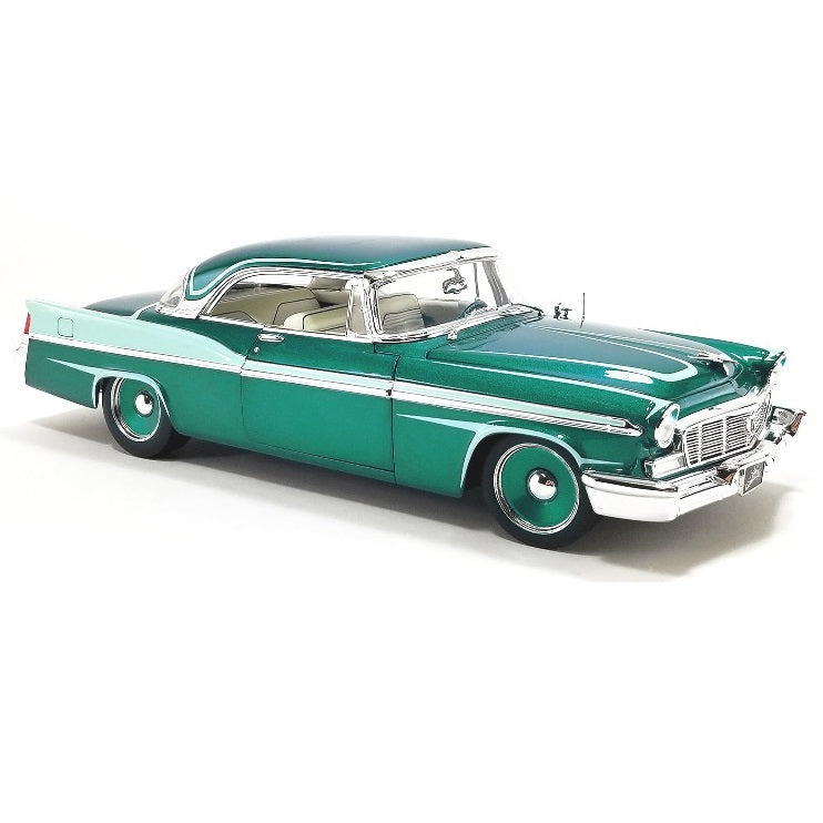 ACME A1809008 - 1/18 Scale 1956 CHRYSLER NEW YORKER ST. REGIS - SOUTHERN KINGS CUSTOMS IN Custom Mint Green Diecast Scale Model Replica