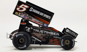 ACME A1822023 - 1/18 Scale 2022 #5 TRUETIMBER CAMO SPRINT CAR SPENCER BAYSTON 2022 WORLD OF OUTLAWS ROOKIE OF THE YEAR