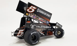 ACME A1822023 - 1/18 Scale 2022 #5 TRUETIMBER CAMO SPRINT CAR SPENCER BAYSTON 2022 WORLD OF OUTLAWS ROOKIE OF THE YEAR