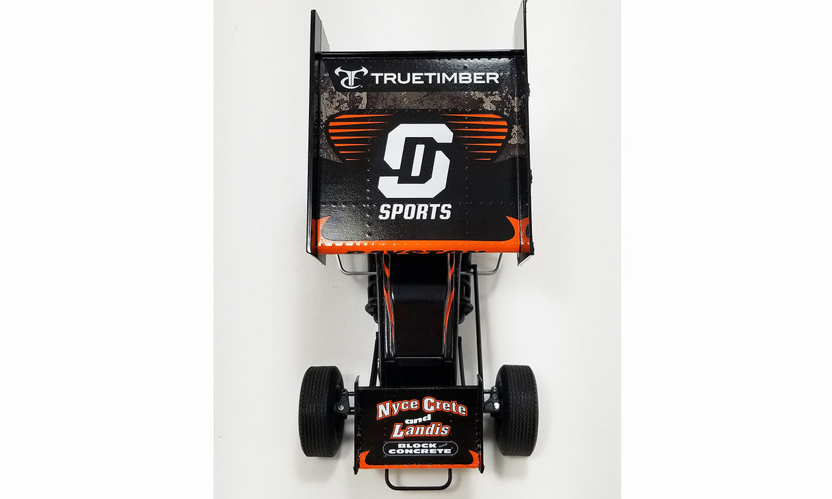ACME A1822023 - 1/18 Scale 2022 #5 TRUETIMBER CAMO SPRINT CAR SPENCER BAYSTON 2022 WORLD OF OUTLAWS ROOKIE OF THE YEAR