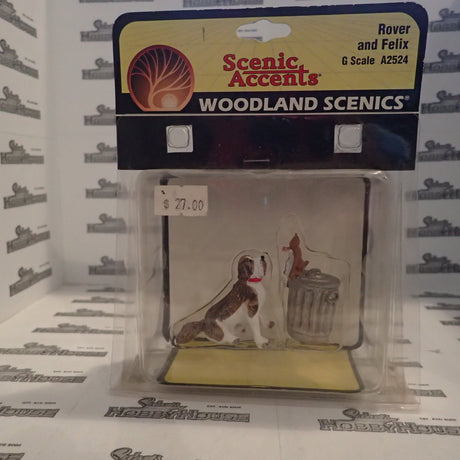 Woodland Scenics - A2524 Scenic Accents - G Scale - Rover and Felix Plastic Figures