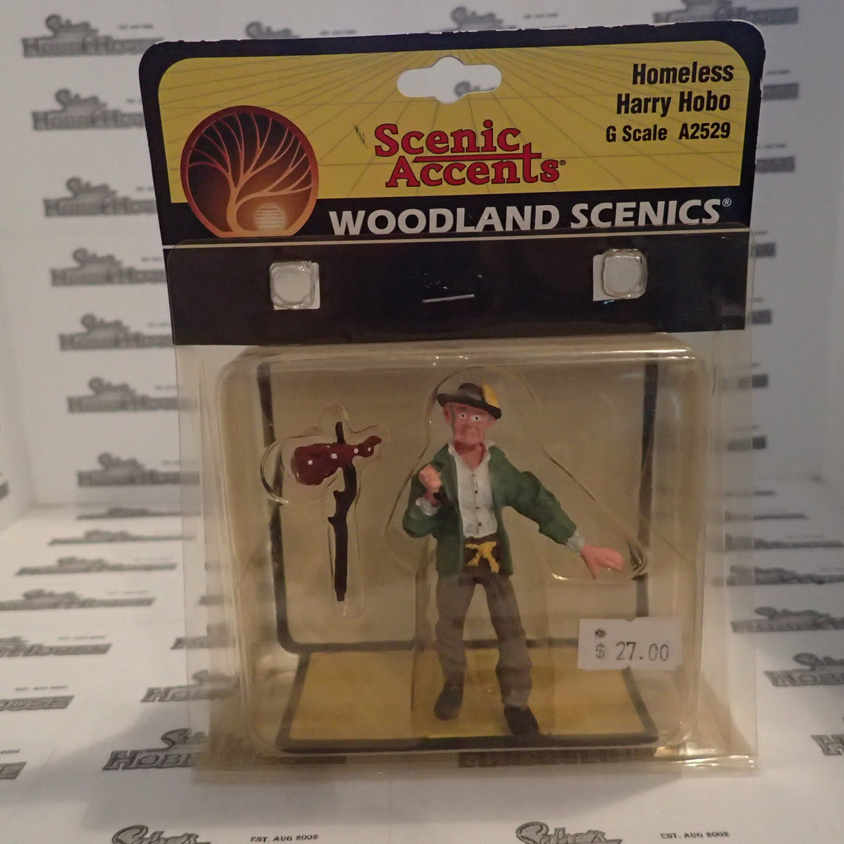 Woodland Scenics - Scenic Accents A2529 /1 - G Scale - Homeless Harry Hobo