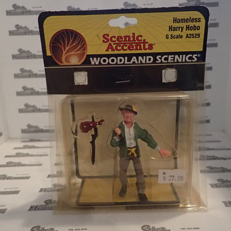 Woodland Scenics - Scenic Accents A2529 /1 - G Scale - Homeless Harry Hobo