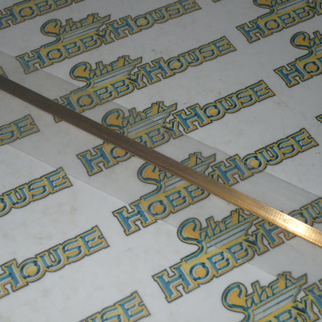 Albion Alloys A4 - Precision Metals - Brass Angle L (4mm X 4mm) 305mm Long