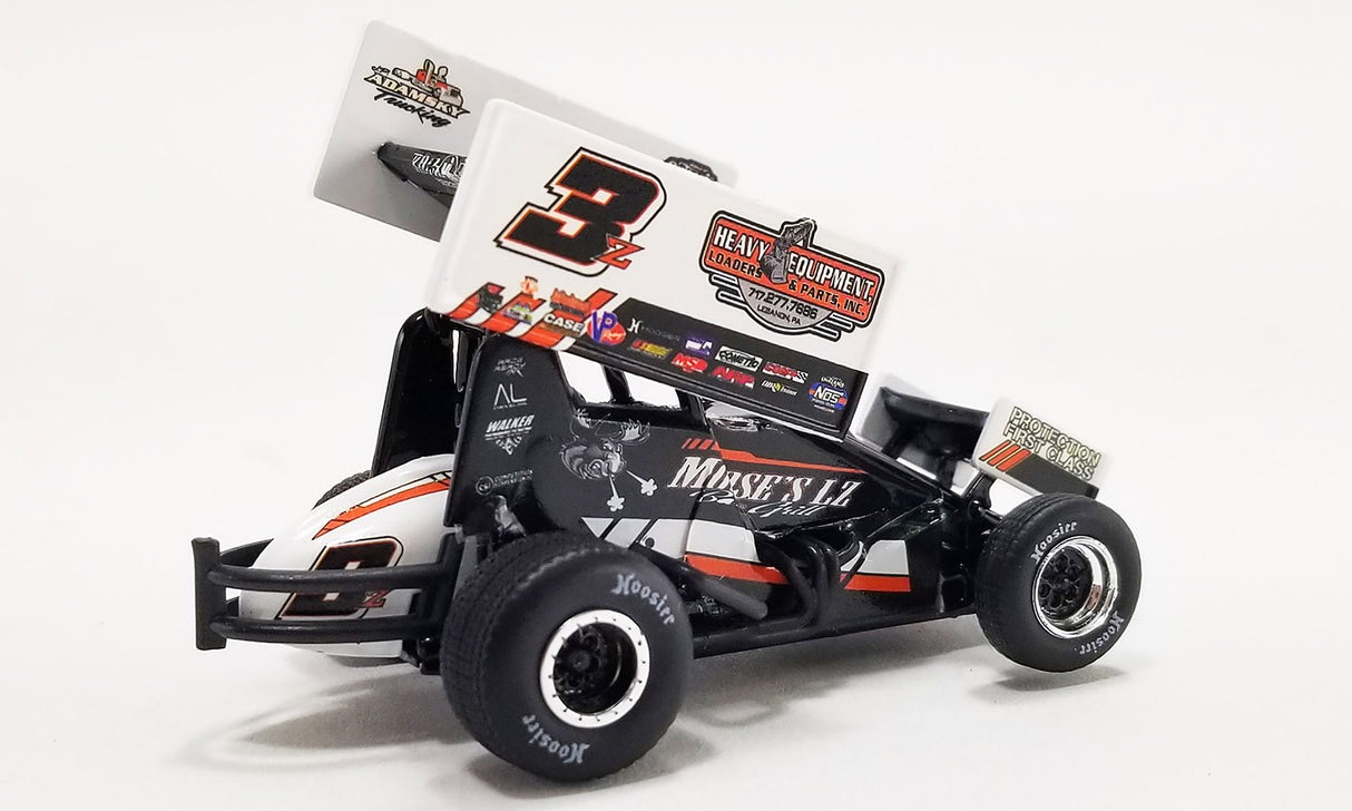 ACME A5023005 - 1/50 Scale 2023 #3Z MOOSE'S LZ BAR & GRILL SPRINT CAR - BROCK ZEARFOSS Diecast Model Replica