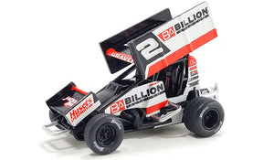 ACME A5023016 - 1/50 Scale 2023 #2 BA BILLION SPRINT CAR - HUSETS HIGH BANK NATIONALS WINNER - DAVID GRAVEL Diecast Model Replica