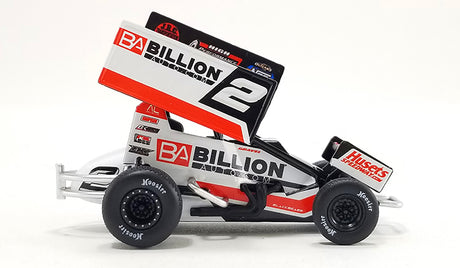 ACME A5023016 - 1/50 Scale 2023 #2 BA BILLION SPRINT CAR - HUSETS HIGH BANK NATIONALS WINNER - DAVID GRAVEL Diecast Model Replica