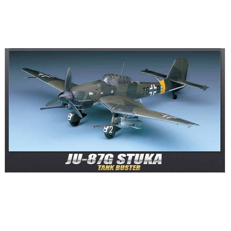 Academy - 1/72 Scale - #12450 JU87G-1 STUKA "TANK BUSTER" Plastic Model Kit